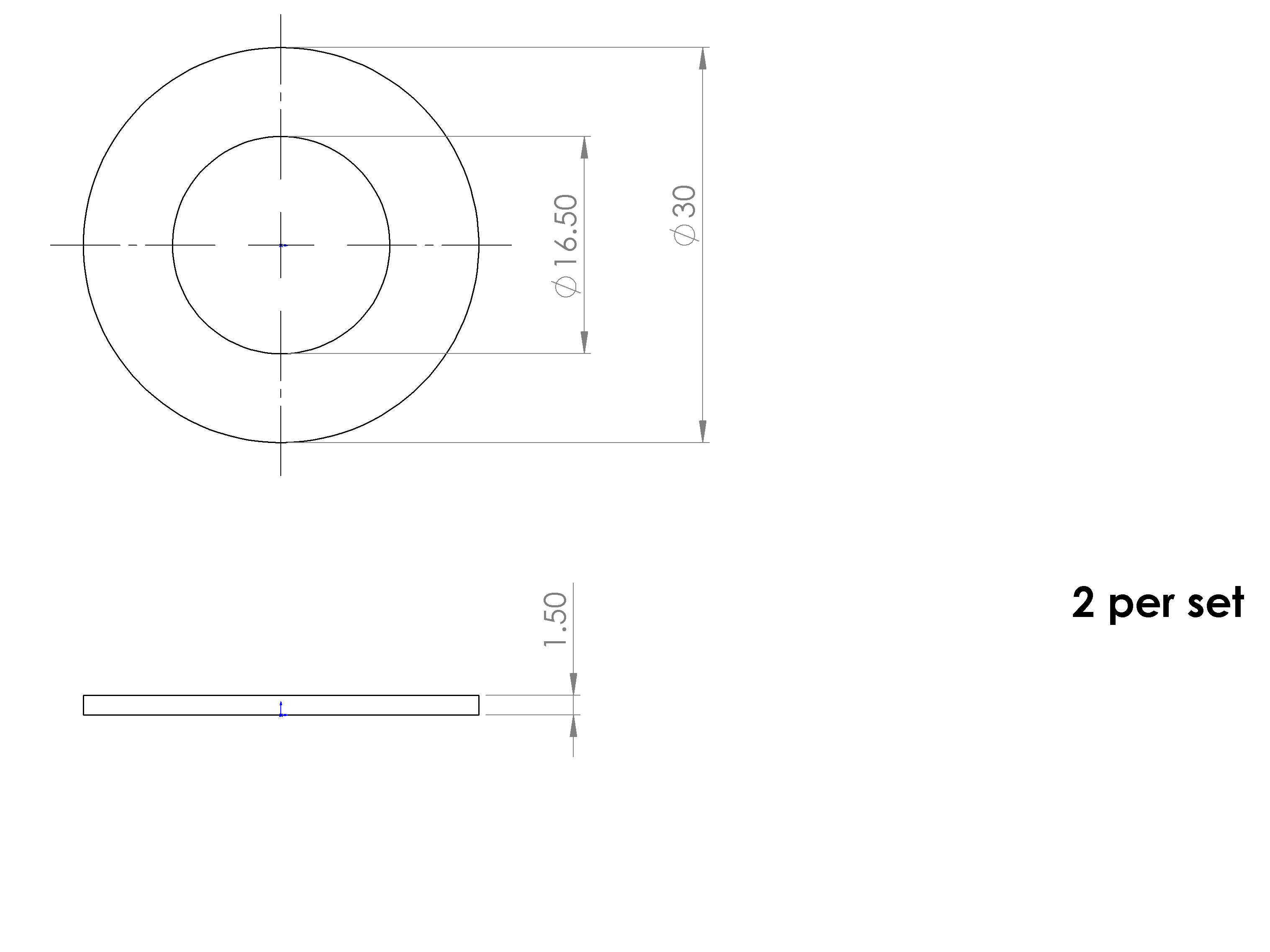שרטוט חלק P10 – פתח מילוט