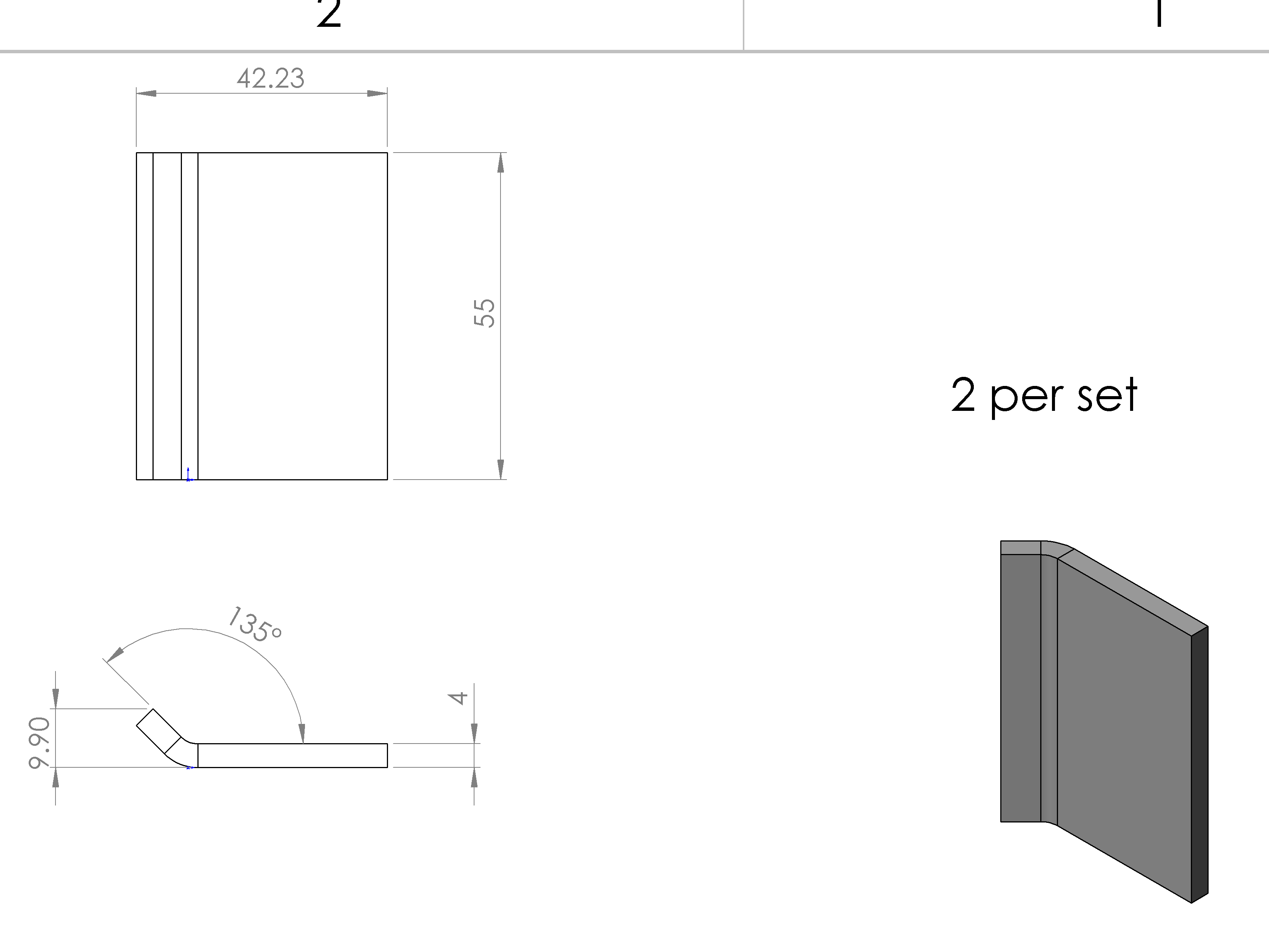 שרטוט חלק P6 – פתח מילוט