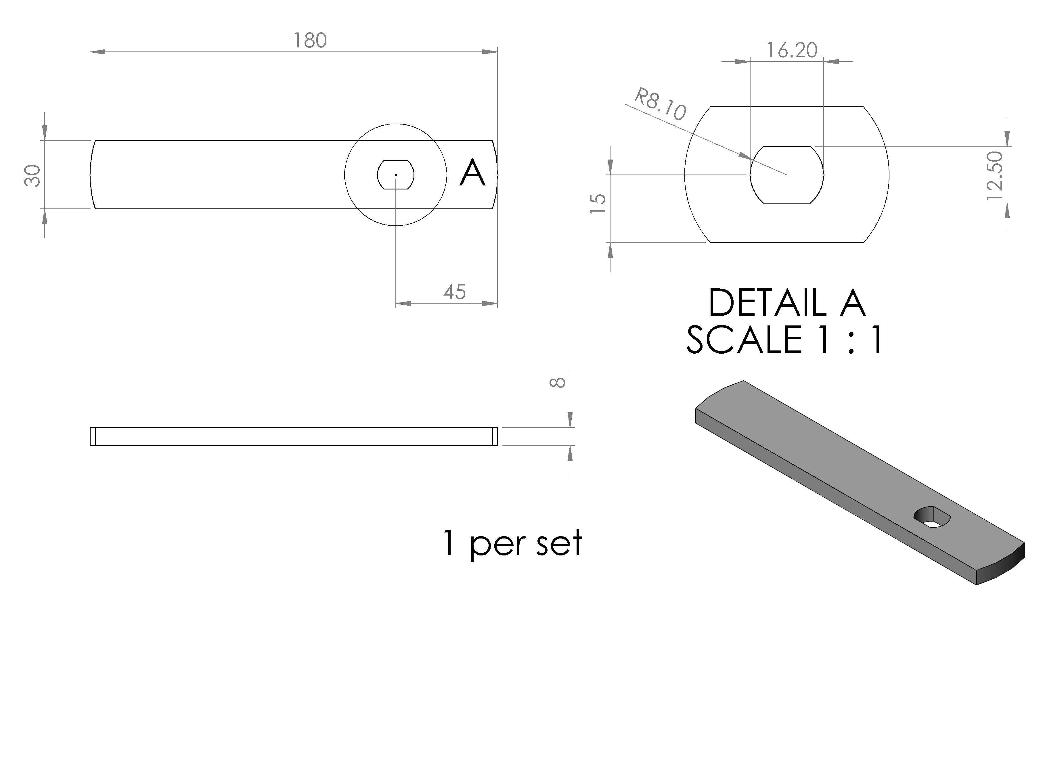 שרטוט חלק P7 – פתח מילוט