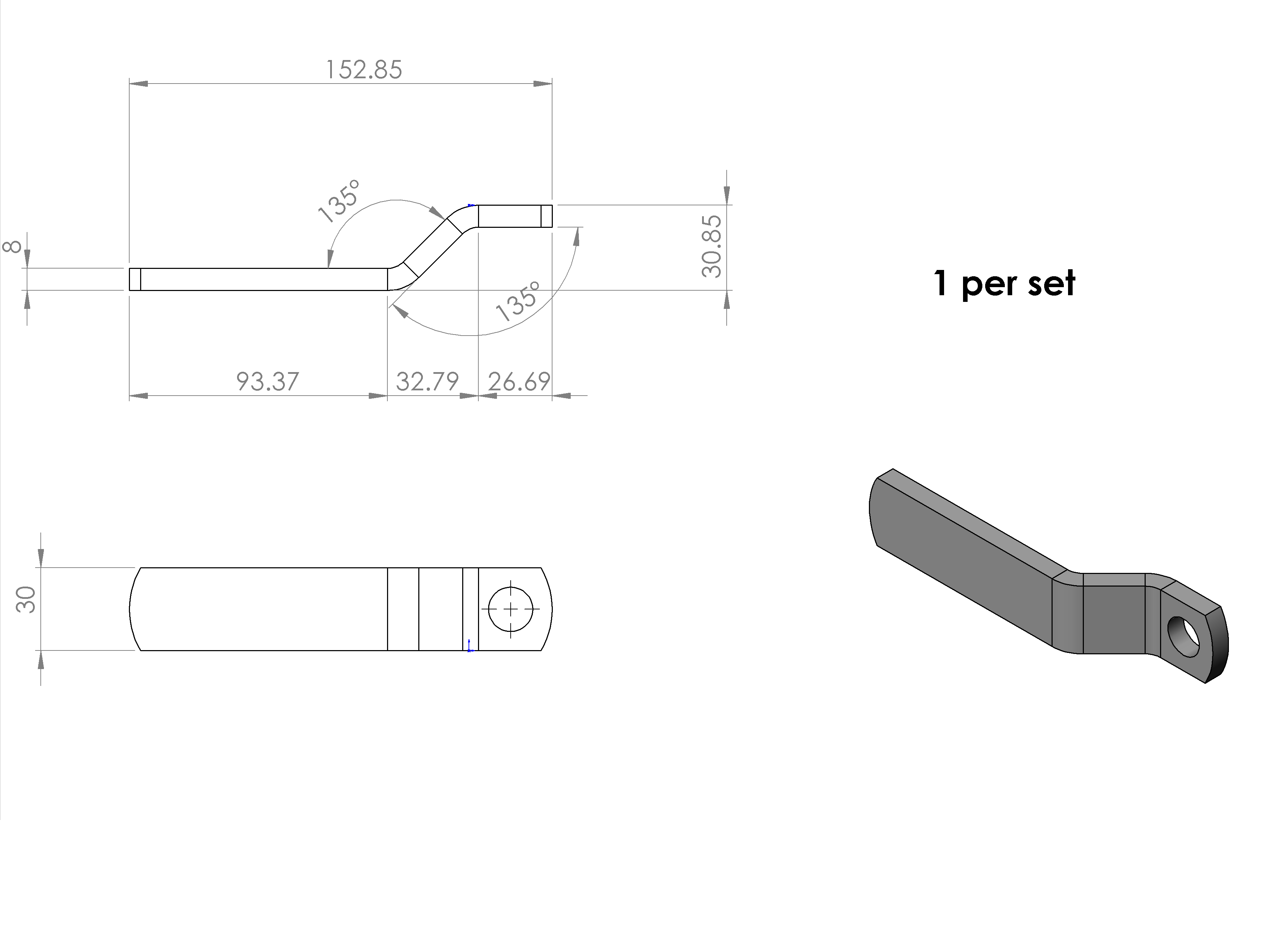 שרטוט חלק P9 – פתח מילוט