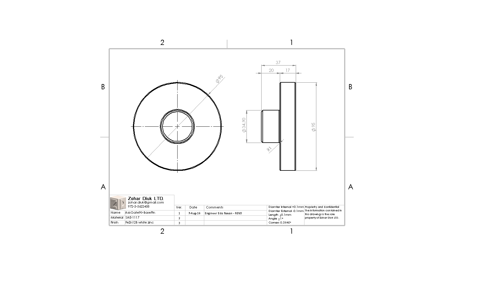 פין תחתון 90