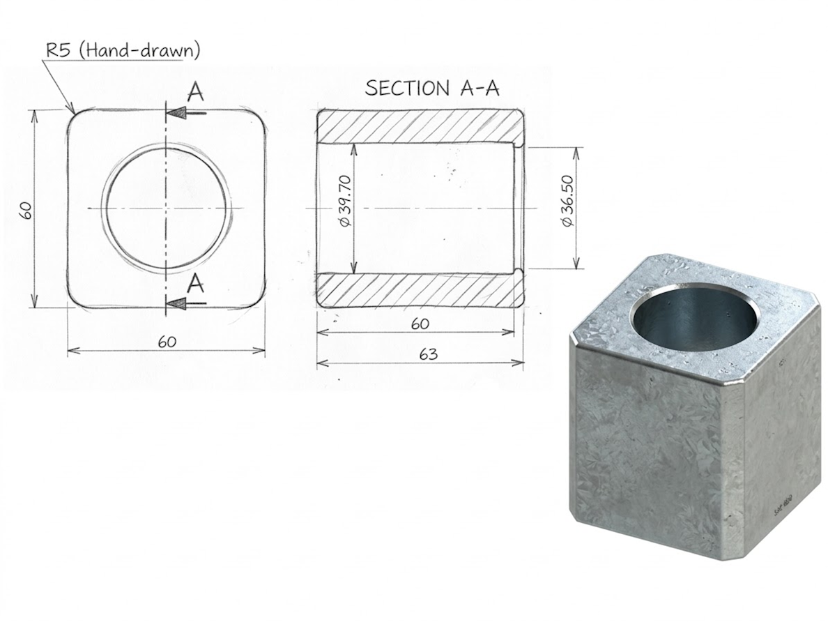 חלק P26 (דלת הדף רסיסים מחוזקת)