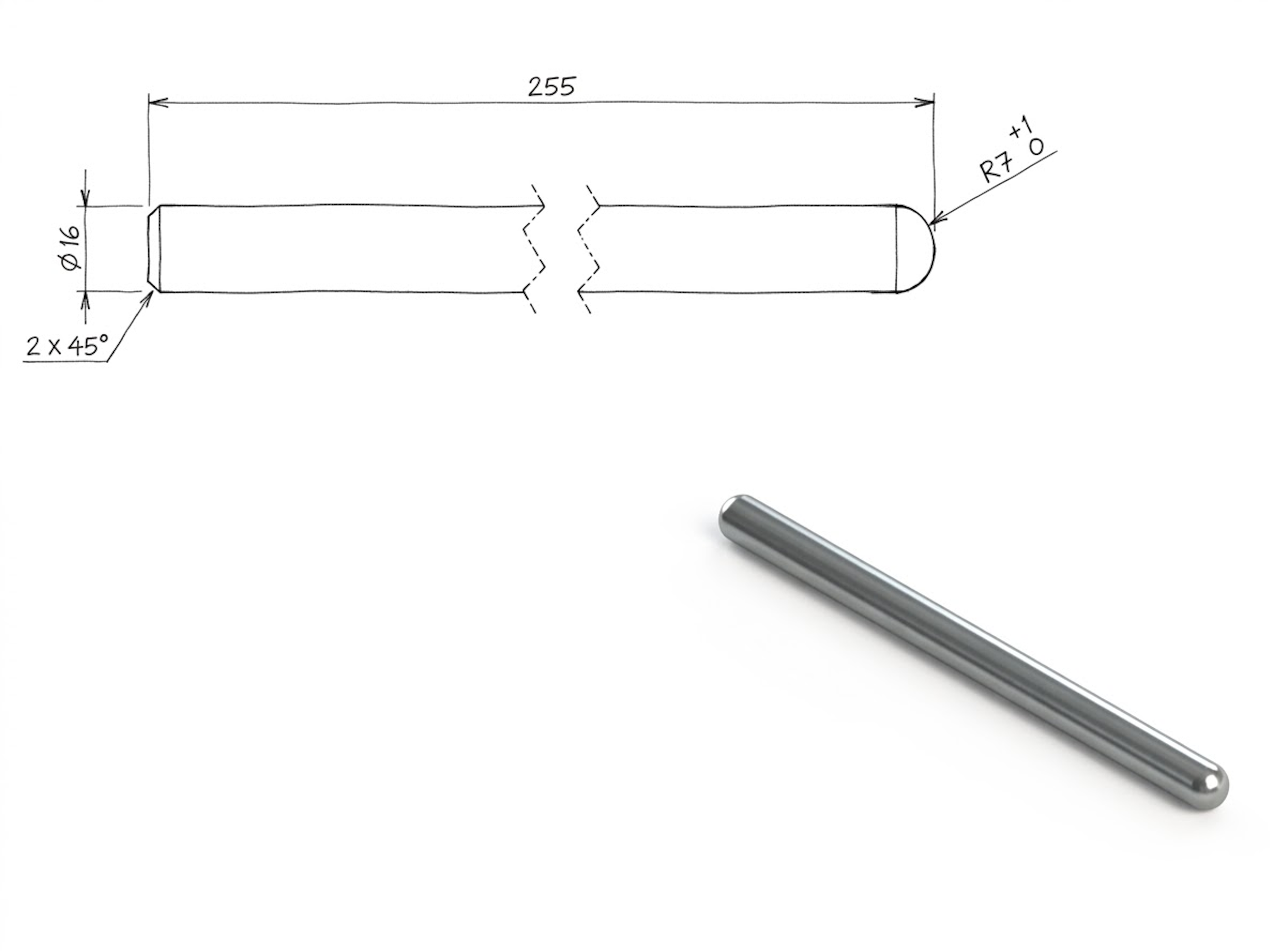 חלק P11 (דלת מוסדית 25ממ)