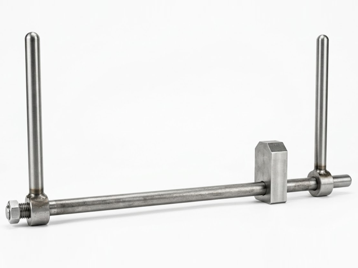 ידית דרך קיר לדלת מקלט