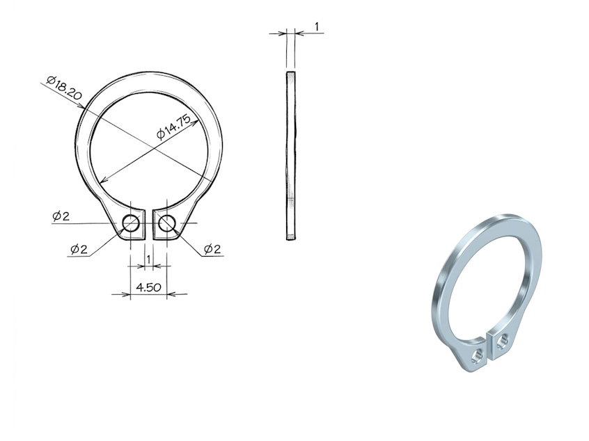 חלק P6 (ציר חלון 10ממ)