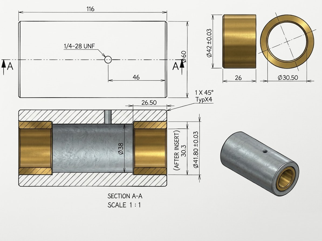 תת-הרכבת ריתוך P2+P9 (סגר VILLA)