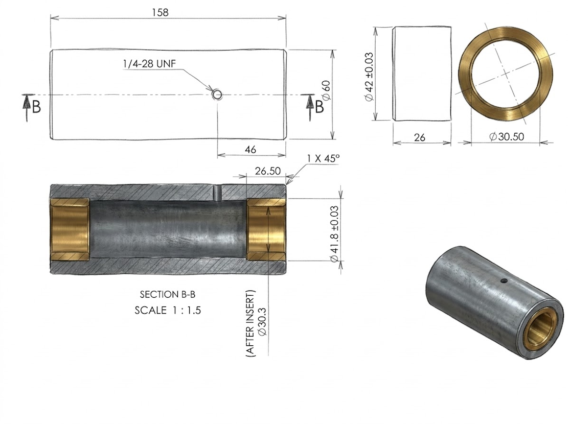 תת-הרכבת ריתוך P2-50+P9 – גרסת 50מ
